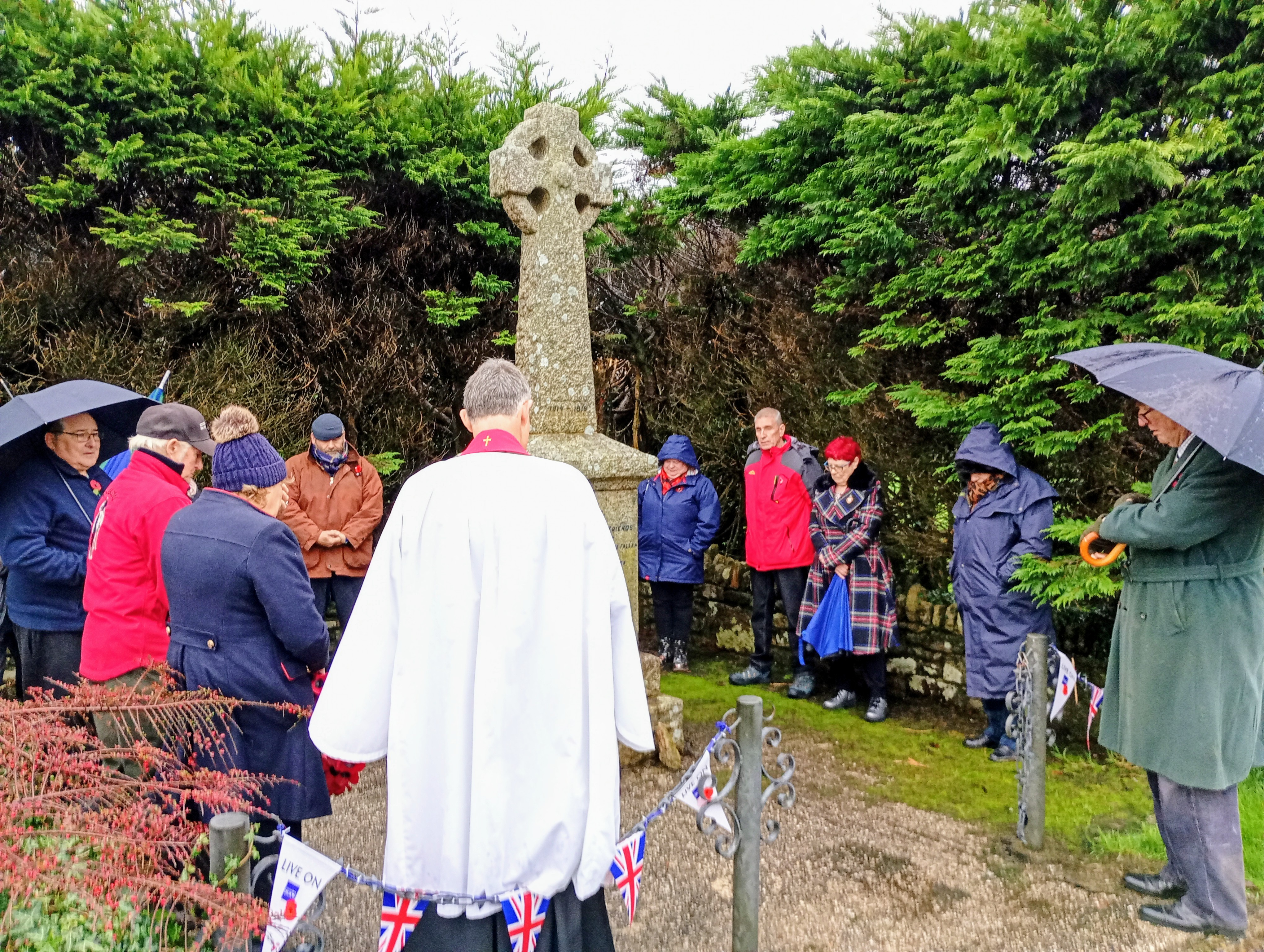 Photo of Remembrance service at Bolventor 9th November 2025